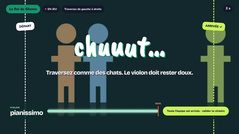 Capture du Roi du Silence en jeu